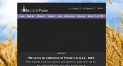 Desktop Screenshot of cathedralofpraisecogic.org