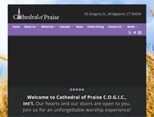 Tablet Screenshot of cathedralofpraisecogic.org